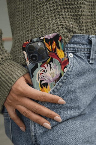 Tough iPhone Case in Birds of Paradise - ALK DESIGNS