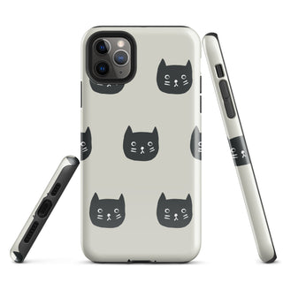 Tough iPhone Case in Black Cat - ALK DESIGNS