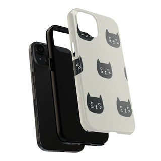 Tough iPhone Case in Black Cat - ALK DESIGNS