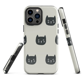 Tough iPhone Case in Black Cat - ALK DESIGNS