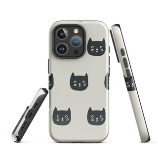 Tough iPhone Case in Black Cat - ALK DESIGNS