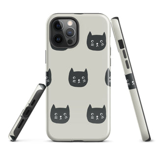 Tough iPhone Case in Black Cat - ALK DESIGNS