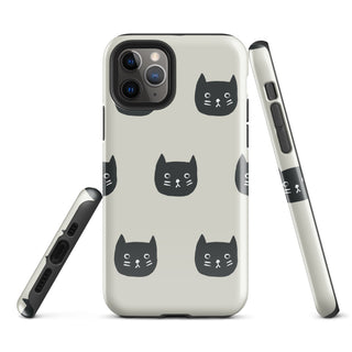 Tough iPhone Case in Black Cat - ALK DESIGNS