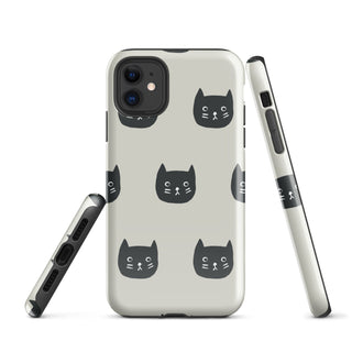 Tough iPhone Case in Black Cat - ALK DESIGNS