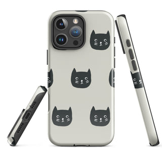 Tough iPhone Case in Black Cat - ALK DESIGNS