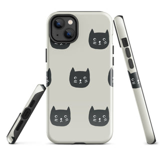 Tough iPhone Case in Black Cat - ALK DESIGNS