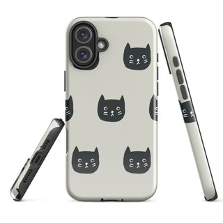 Tough iPhone Case in Black Cat - ALK DESIGNS