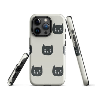 Tough iPhone Case in Black Cat - ALK DESIGNS