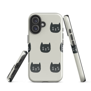 Tough iPhone Case in Black Cat - ALK DESIGNS