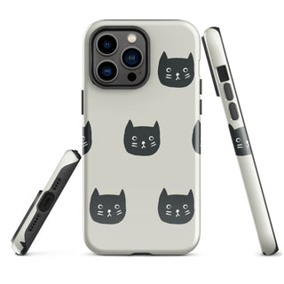 Tough iPhone Case in Black Cat - ALK DESIGNS