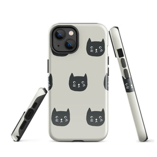 Tough iPhone Case in Black Cat - ALK DESIGNS