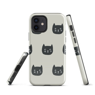 Tough iPhone Case in Black Cat - ALK DESIGNS