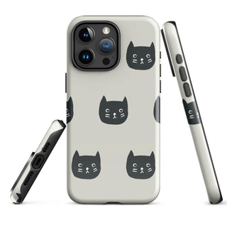 Tough iPhone Case in Black Cat - ALK DESIGNS