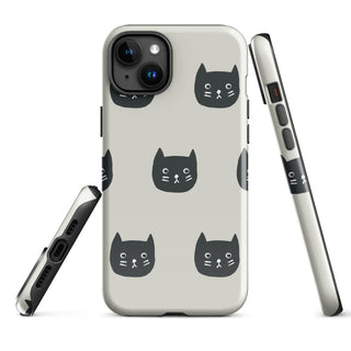 Tough iPhone Case in Black Cat - ALK DESIGNS