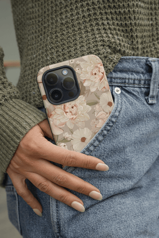 Tough iPhone Case in Blissful Flower - ALK DESIGNS