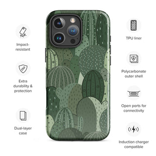 Tough iPhone Case in Cactus - ALK DESIGNS