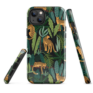 Tough iPhone Case in Cat Jungle - ALK DESIGNS