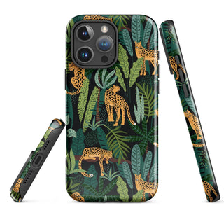 Tough iPhone Case in Cat Jungle - ALK DESIGNS