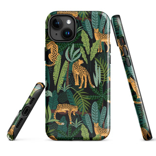 Tough iPhone Case in Cat Jungle - ALK DESIGNS