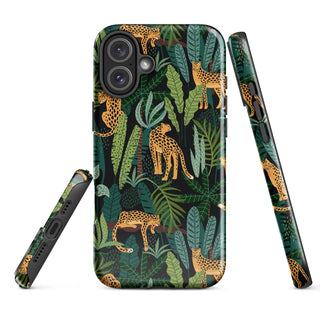 Tough iPhone Case in Cat Jungle - ALK DESIGNS