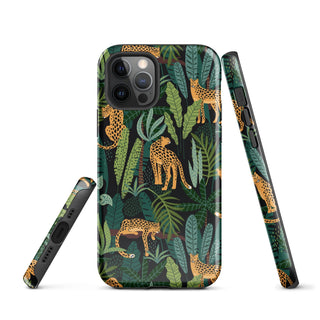 Tough iPhone Case in Cat Jungle - ALK DESIGNS