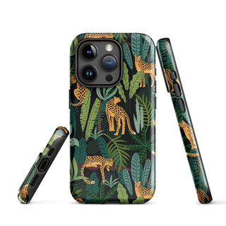 Tough iPhone Case in Cat Jungle - ALK DESIGNS