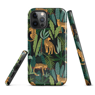 Tough iPhone Case in Cat Jungle - ALK DESIGNS