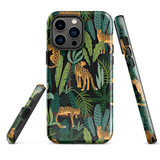 Tough iPhone Case in Cat Jungle - ALK DESIGNS