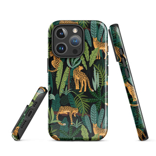 Tough iPhone Case in Cat Jungle - ALK DESIGNS