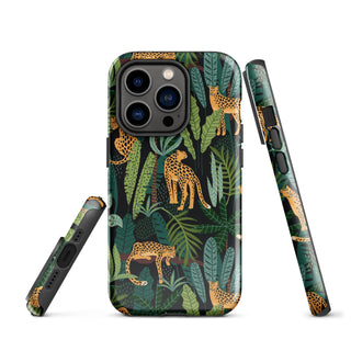 Tough iPhone Case in Cat Jungle - ALK DESIGNS