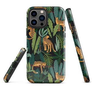 Tough iPhone Case in Cat Jungle - ALK DESIGNS