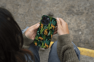 Tough iPhone Case in Cat Jungle - ALK DESIGNS