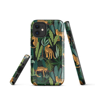 Tough iPhone Case in Cat Jungle - ALK DESIGNS