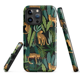 Tough iPhone Case in Cat Jungle - ALK DESIGNS