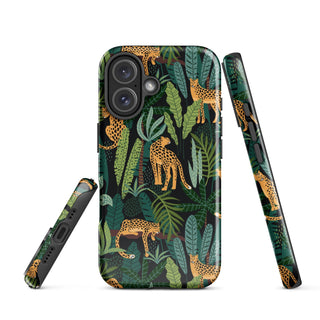 Tough iPhone Case in Cat Jungle - ALK DESIGNS