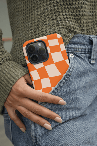 Tough iPhone Case in Checkers - ALK DESIGNS