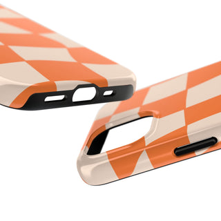 Tough iPhone Case in Checkers - ALK DESIGNS