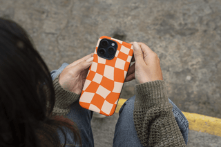 Tough iPhone Case in Checkers - ALK DESIGNS