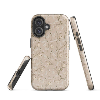 Tough iPhone Case in Delicate Flower - ALK DESIGNS