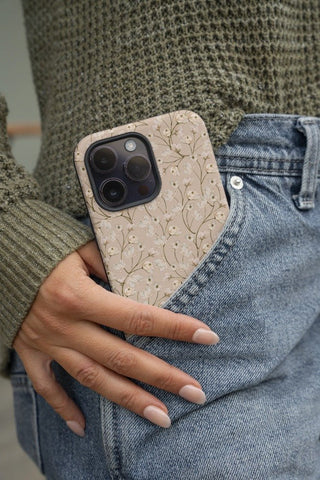 Tough iPhone Case in Delicate Flower - ALK DESIGNS