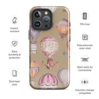 Tough iPhone Case in Hot Air - ALK DESIGNS