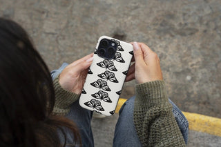 Tough iPhone Case in Lace Butterfly - ALK DESIGNS