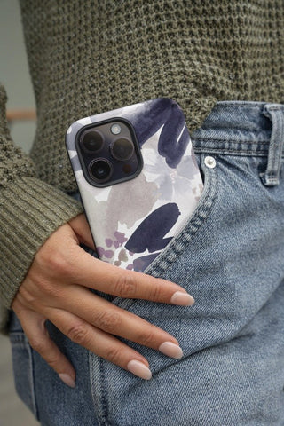 Tough iPhone Case in Lavender Meadow - ALK DESIGNS