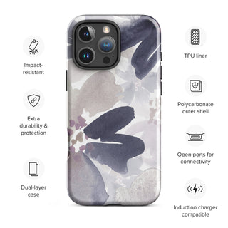 Tough iPhone Case in Lavender Meadow - ALK DESIGNS