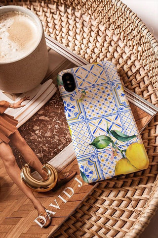 Tough iPhone Case in Lemon Cello - ALK DESIGNS